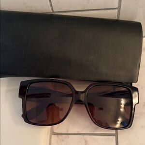 Saint Laurent Black Sunglasses